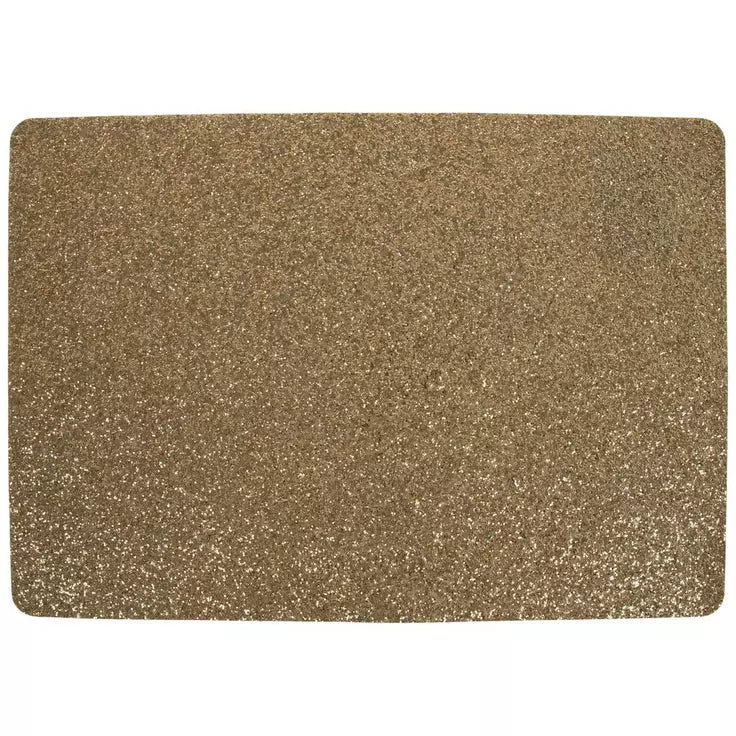 Gold Glitter Placemat - Lemon And Lavender Toronto