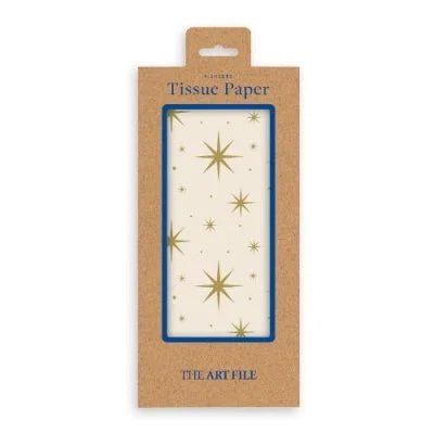 Golden Stars Tissue Paper Pack - Lemon And Lavender Toronto