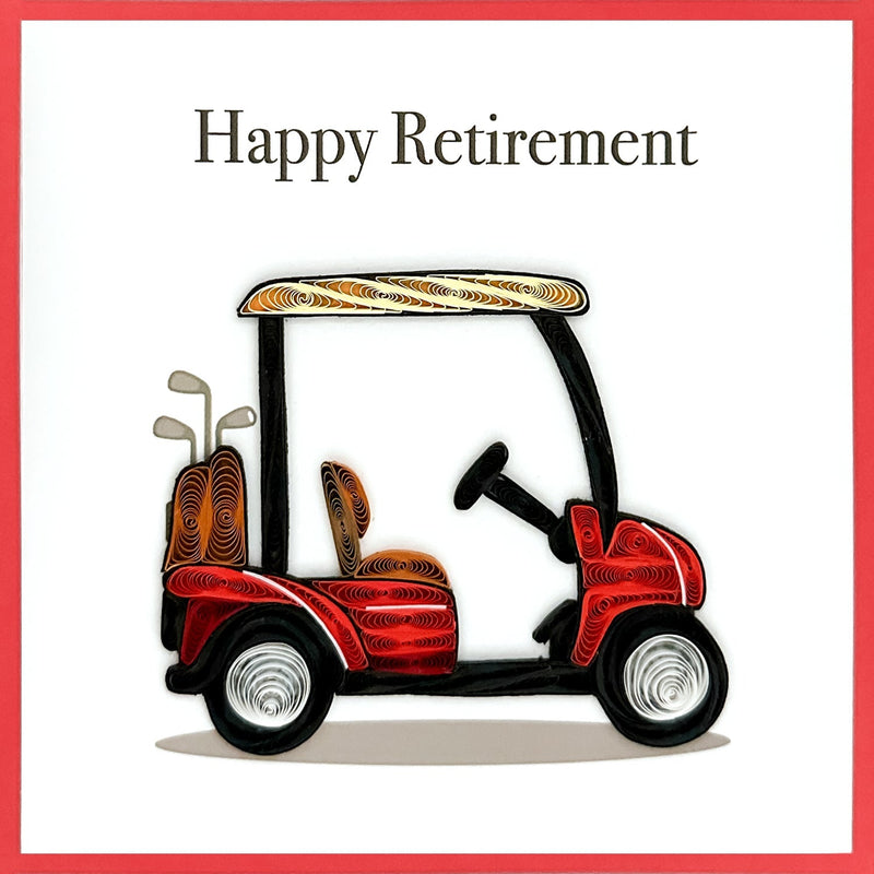 Golf Cart Quilling Card - Lemon And Lavender Toronto