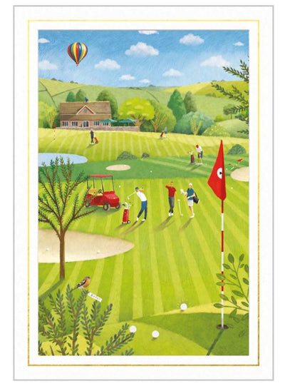 Golf Happy Birthday Card - Lemon And Lavender Toronto