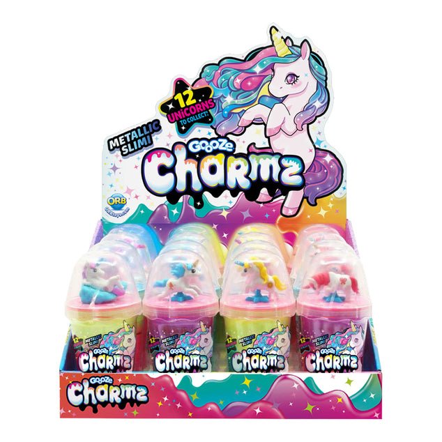 Goooze Charmz Unicorn Slimi - Assorted Colours SOLD INDIVIDUALLY - Lemon And Lavender Toronto