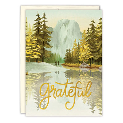 Grateful Landscape Thank You Card - Lemon And Lavender Toronto