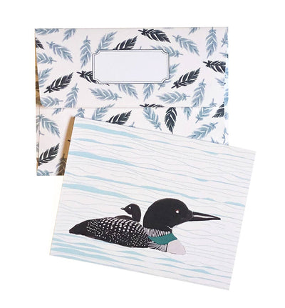 Great Northern Loon Greeting Card - Lemon And Lavender Toronto