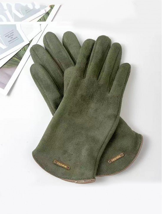 Green Fashion Touch Screen Gloves - Lemon And Lavender Toronto