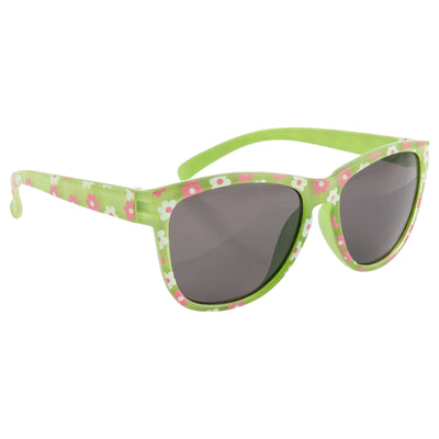 Green with Flowers - Children's UV Sunglasses - Lemon And Lavender Toronto