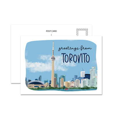 Greetings From Toronto Postcard - Lemon And Lavender Toronto