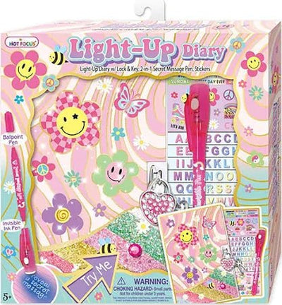 Groovy Flower Light - Up Diary Kit - Lemon And Lavender Toronto