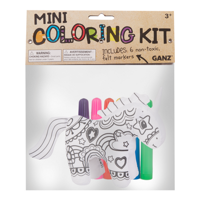 Mini Coloring Kit - Unicorn (7 pc. set)