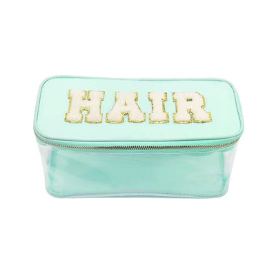 Hair Cosmetic Bag - Varsity Collection - Lemon And Lavender Toronto