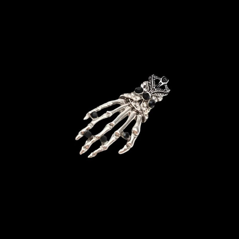 Halloween Skeleton Hand Brooch - Lemon And Lavender Toronto