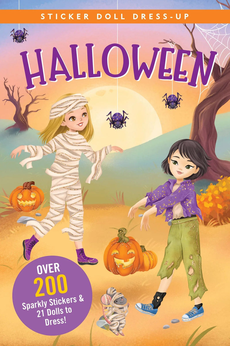 Halloween Sticker Doll Dress - Up Book - Lemon And Lavender Toronto