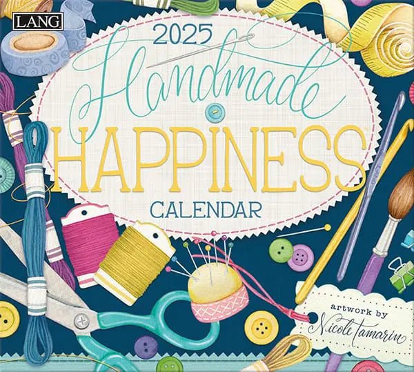 Handmade Happiness Wall Calendar 2025 - Lemon And Lavender Toronto