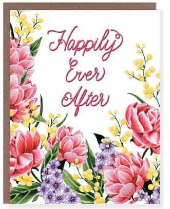 Happily Ever After Card - Lemon And Lavender Toronto