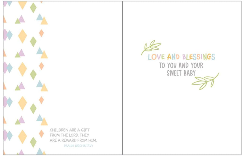 Happy Baby Shower Card-Religious - Lemon And Lavender Toronto