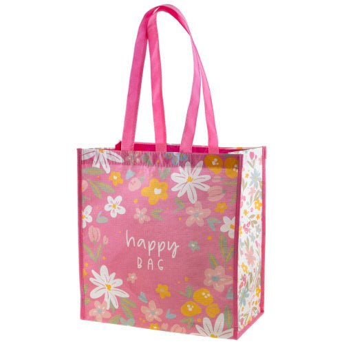 Happy Bag - Recycled Large Gift Bag - Lemon And Lavender Toronto