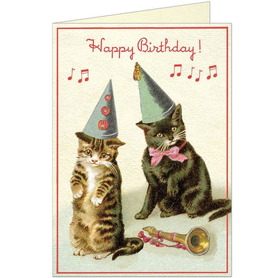 Happy Birthday Cats Greeting Card - Lemon And Lavender Toronto