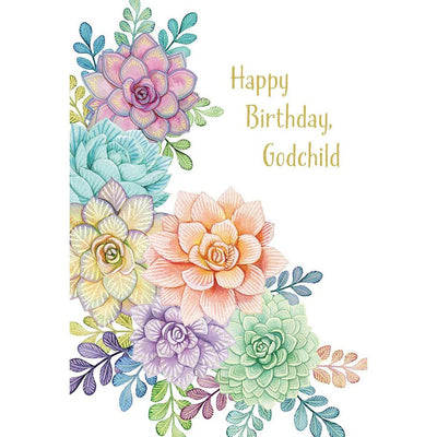 Happy Birthday Godchild Card - Lemon And Lavender Toronto