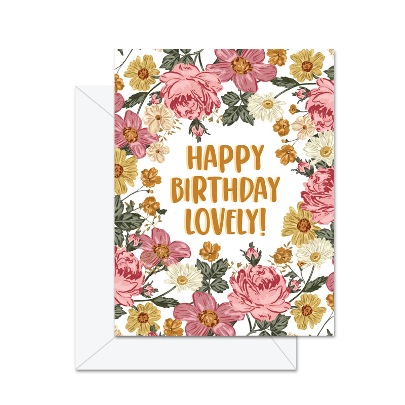 Happy Birthday Lovely! - Greeting Card - Lemon And Lavender Toronto