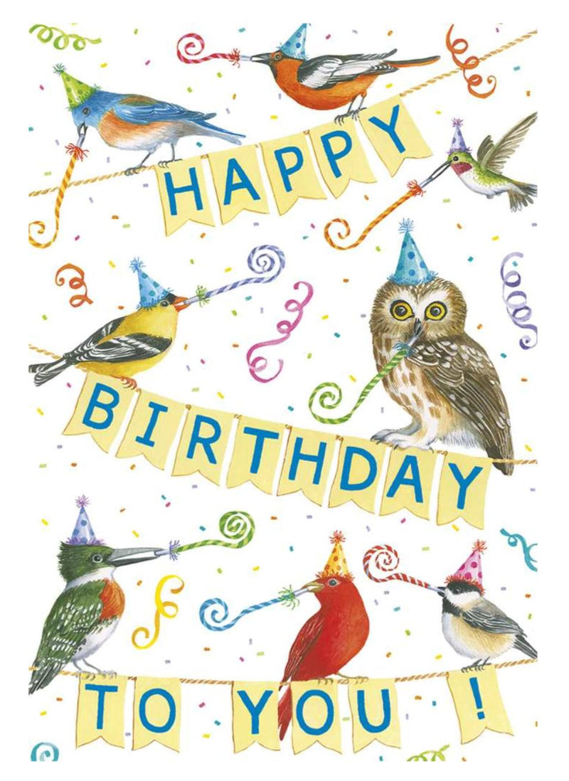 Happy Birthday to you Birds Card - Lemon And Lavender Toronto