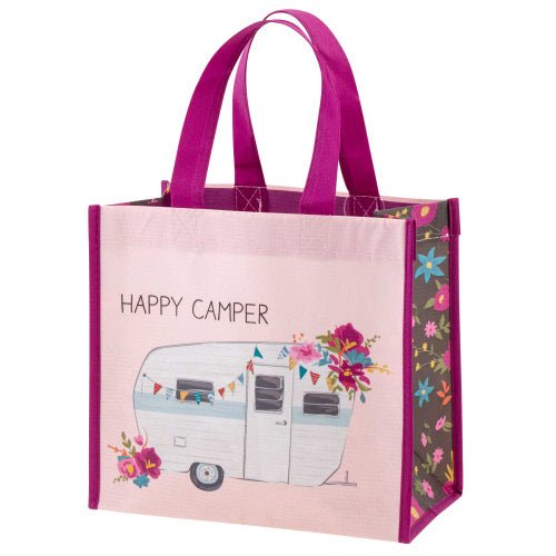 Happy Camper - Recycled Medium Gift Bag - Lemon And Lavender Toronto