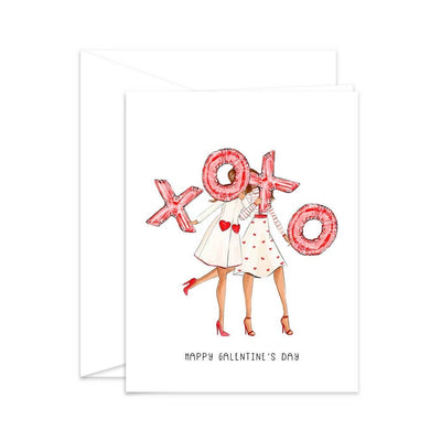 Happy Galentine's Day - Galentine's & Friendship Greeting Card - Lemon And Lavender Toronto