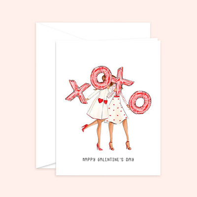 Happy Galentine's Day - Galentine's & Friendship Greeting Card - Lemon And Lavender Toronto