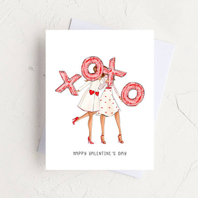 Happy Galentine's Day - Galentine's & Friendship Greeting Card - Lemon And Lavender Toronto