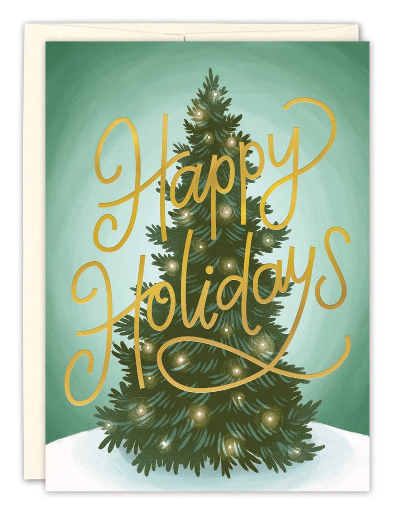 Happy Holidays Christmas Card - Lemon And Lavender Toronto