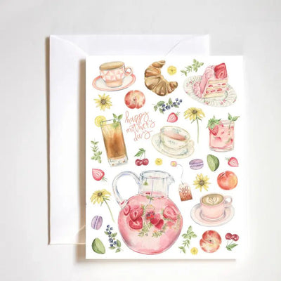 Happy Mother's Day Spill the Tea Spring Card - Lemon And Lavender Toronto