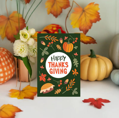 Happy Thanksgiving Thanksgiving card - Lemon And Lavender Toronto