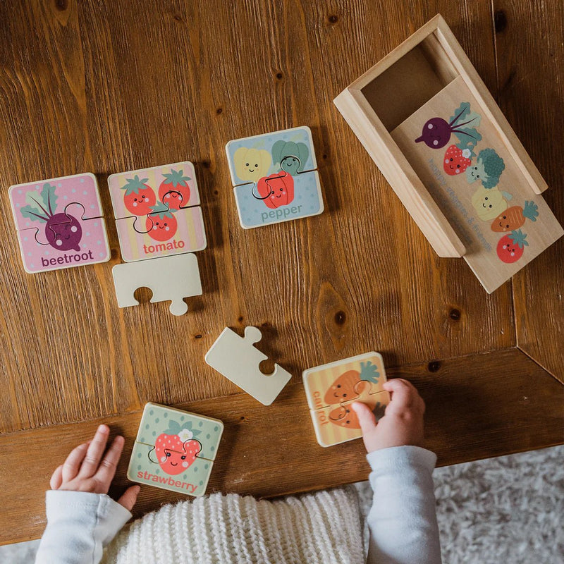 Happy Veggies & Friends Puzzles in box - Lemon And Lavender Toronto