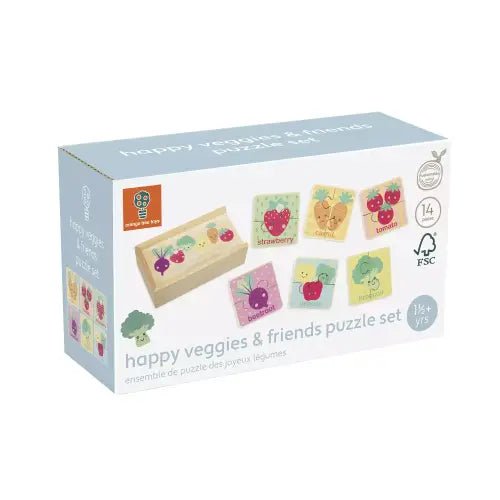 Happy Veggies & Friends Puzzles in box - Lemon And Lavender Toronto