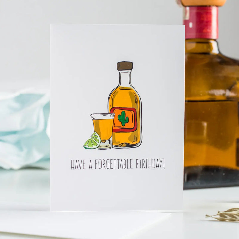 Have A Forgettable Birthday - Greeting Card - Lemon And Lavender Toronto