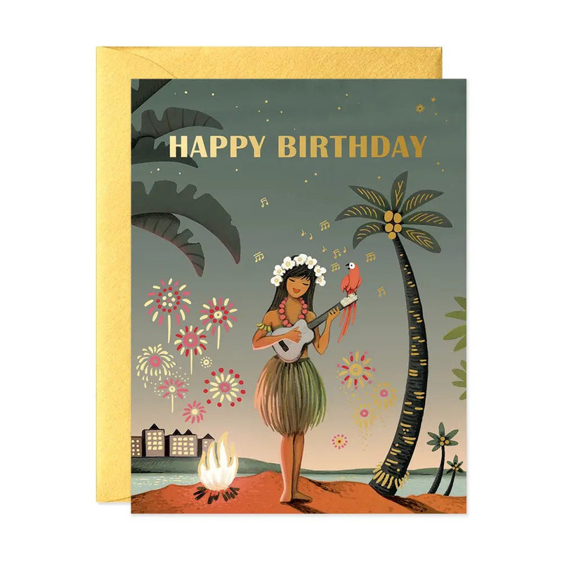 Hawaii Girl Birthday Card - Lemon And Lavender Toronto