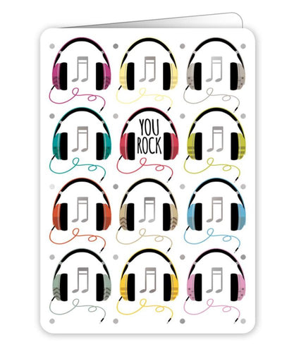 Headphones themed Card - Lemon And Lavender Toronto