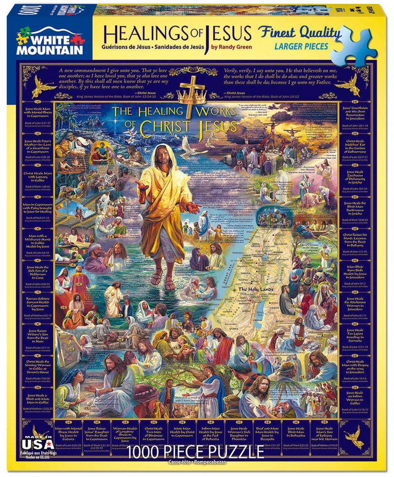 Healings of Jesus 1000 Piece Jigsaw Puzzle - Lemon And Lavender Toronto