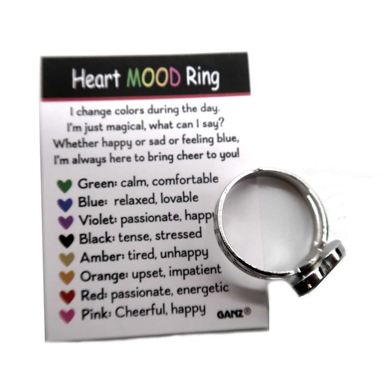 Heart Mood Ring - Lemon And Lavender Toronto