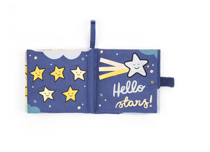 Hello Moon Fabric Book - Jellycat - Lemon And Lavender Toronto