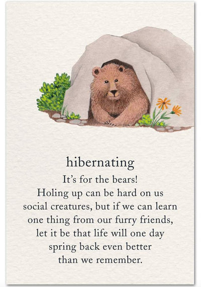 Hibernating Card - Lemon And Lavender Toronto