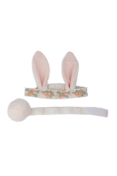 Hippity Hop Bunny Ears &amp; Tail Accessory Set - Lemon And Lavender Toronto