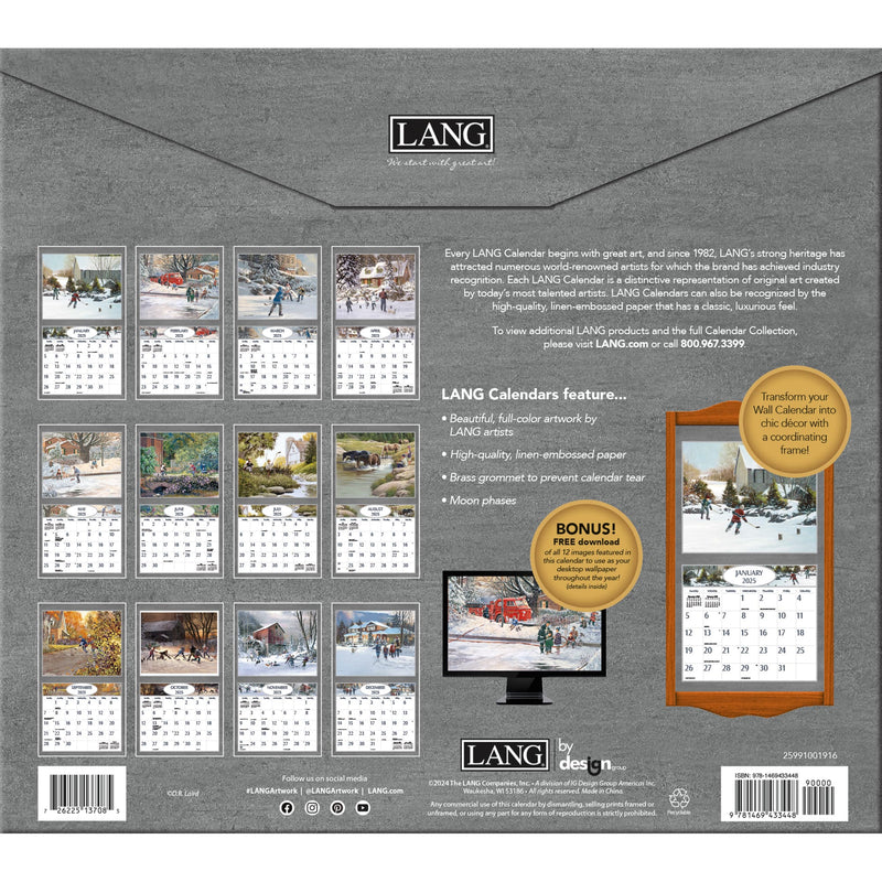 Hockey Hockey Hockey Wall Calendar 2025 - Lemon And Lavender Toronto