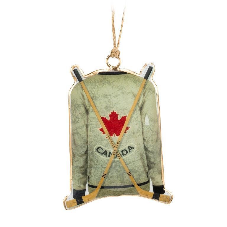 Hockey Jersey Ornament - Lemon And Lavender Toronto