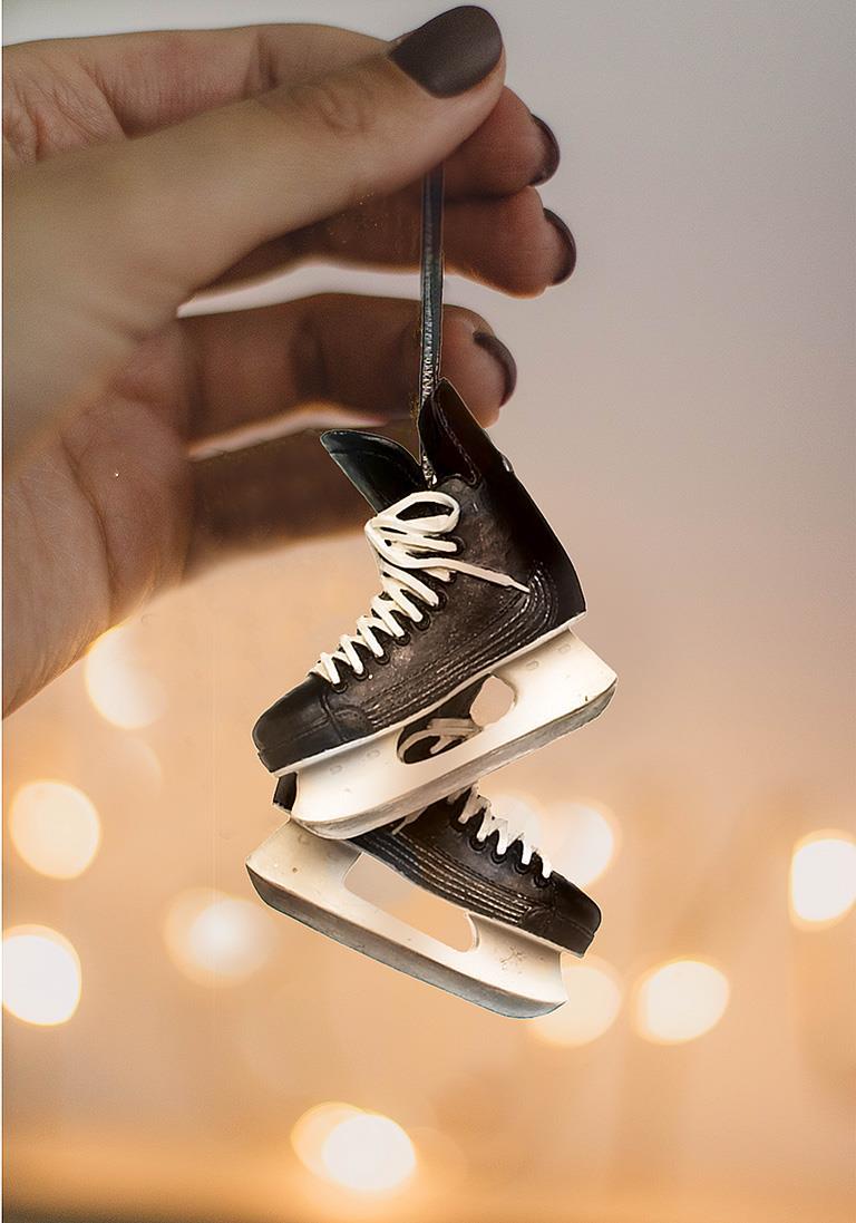 Hockey Skates Ornament - Lemon And Lavender Toronto