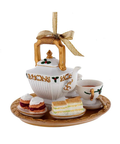 Holiday Formal Tea Set Ornament - Lemon And Lavender Toronto