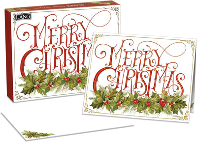 Holly Boxed Christmas Cards - Lemon And Lavender Toronto