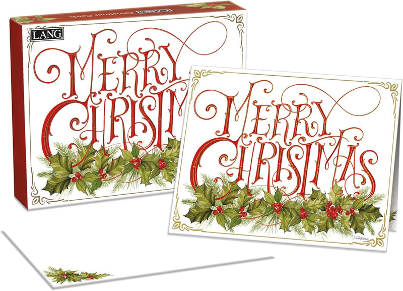 Holly Boxed Christmas Cards - Lemon And Lavender Toronto