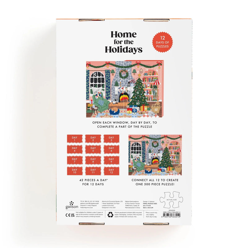 Home for the Holidays 12 Days of Puzzles