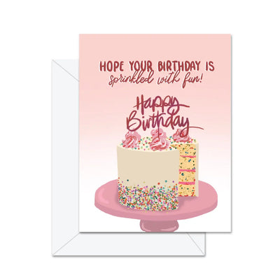 Hope Your Birthday Is Sprinkled with Fun! - Greeting Card - Lemon And Lavender Toronto