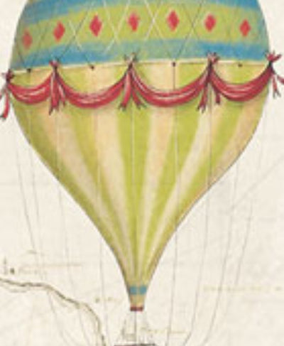 Hot Air Balloon Bottle Gift Bag - Lemon And Lavender Toronto