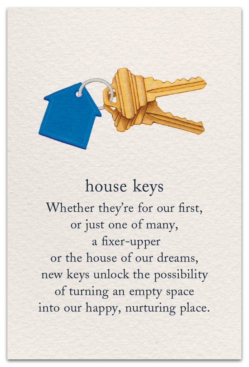 House Keys Card - Lemon And Lavender Toronto